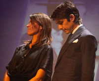 O Teatro du Gymnase  em Paris foi palco da noite de Léa Viceus e Sebastian Castela. 